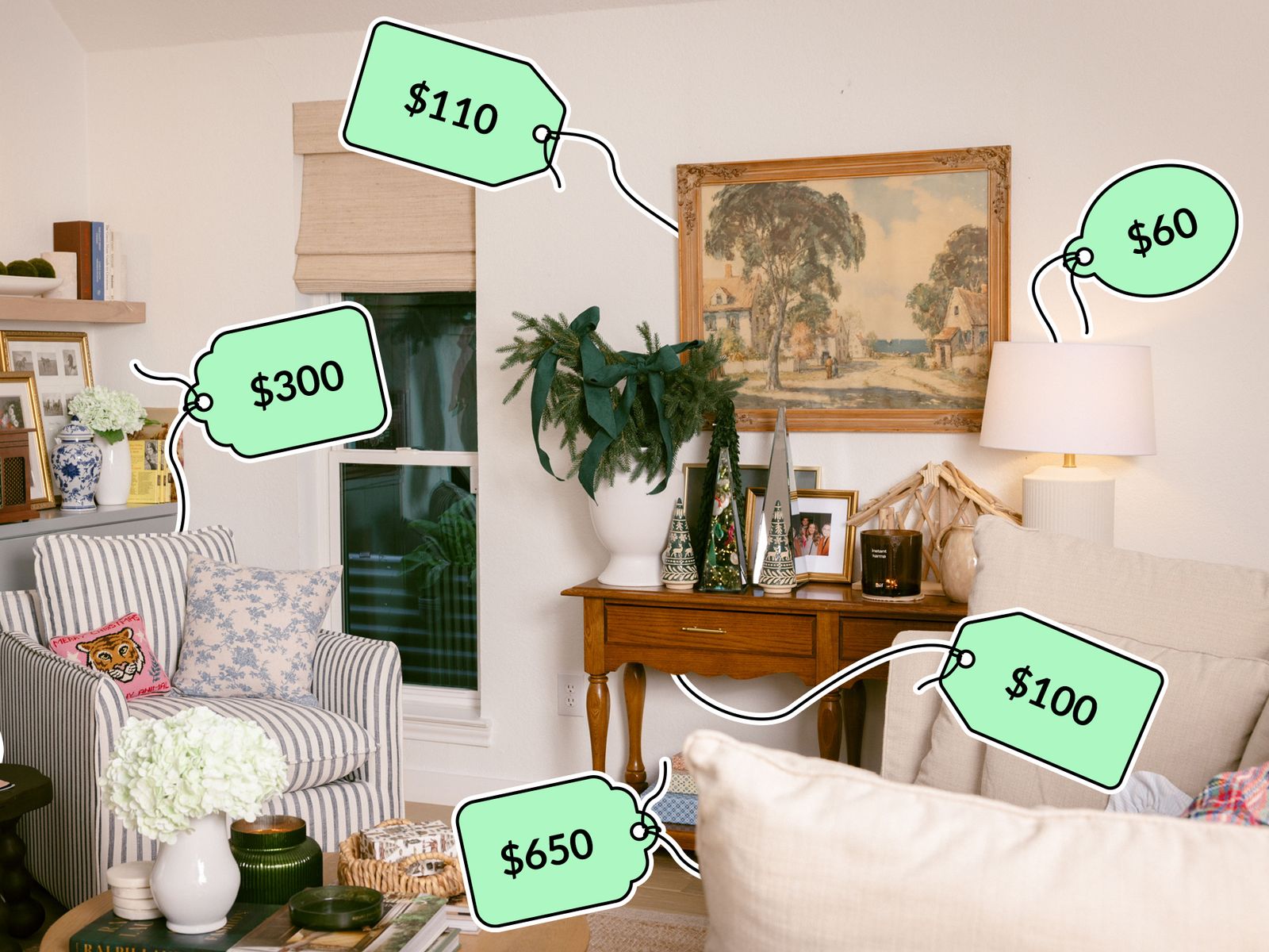 I Spent $3,600 to Furnish My Dream Nancy Meyers-Inspired Living Room&-Here’s How I Used My Budget