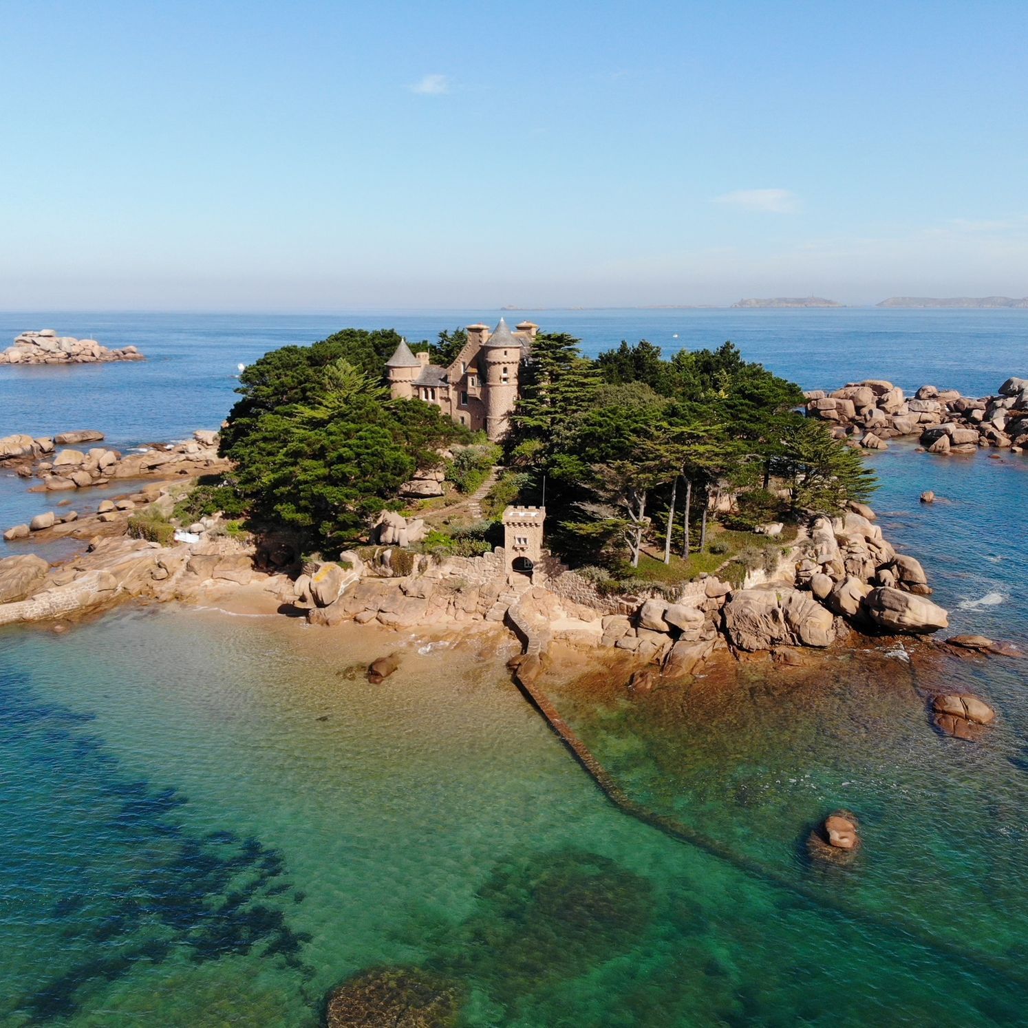 This French Private Island and Château Are for Sale