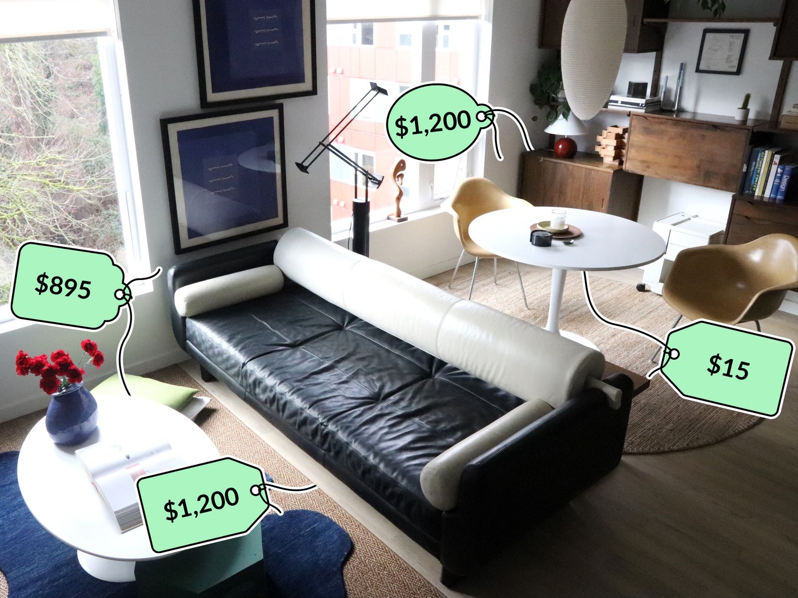 How I Furnished an $18,000 Living Room for a Third of the Price