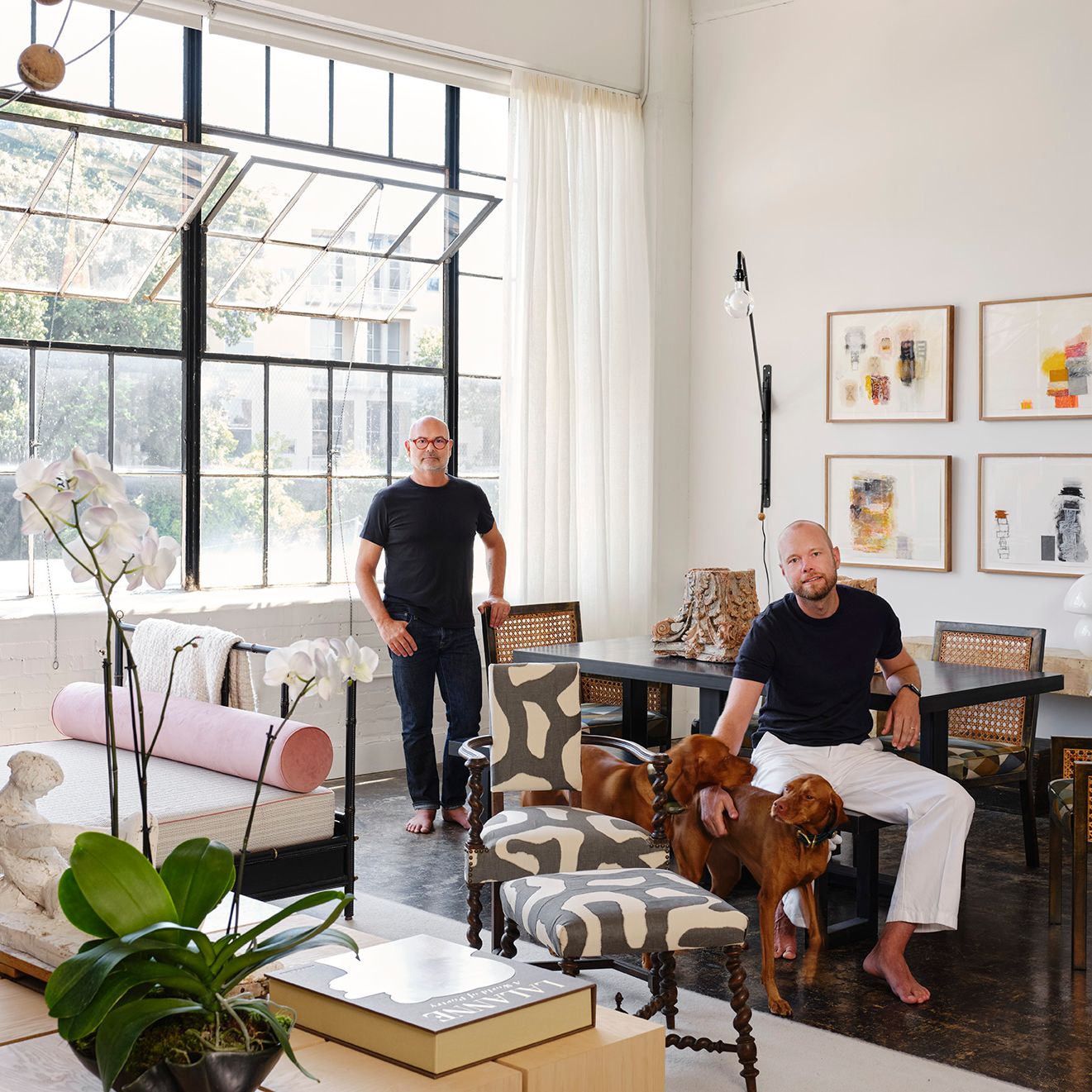 Inside a Lively Atlanta Loft for a Design Duo and Their Dogs